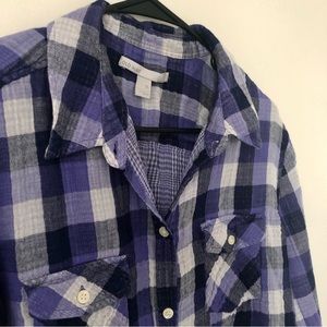 Purple Old Navy Button Up